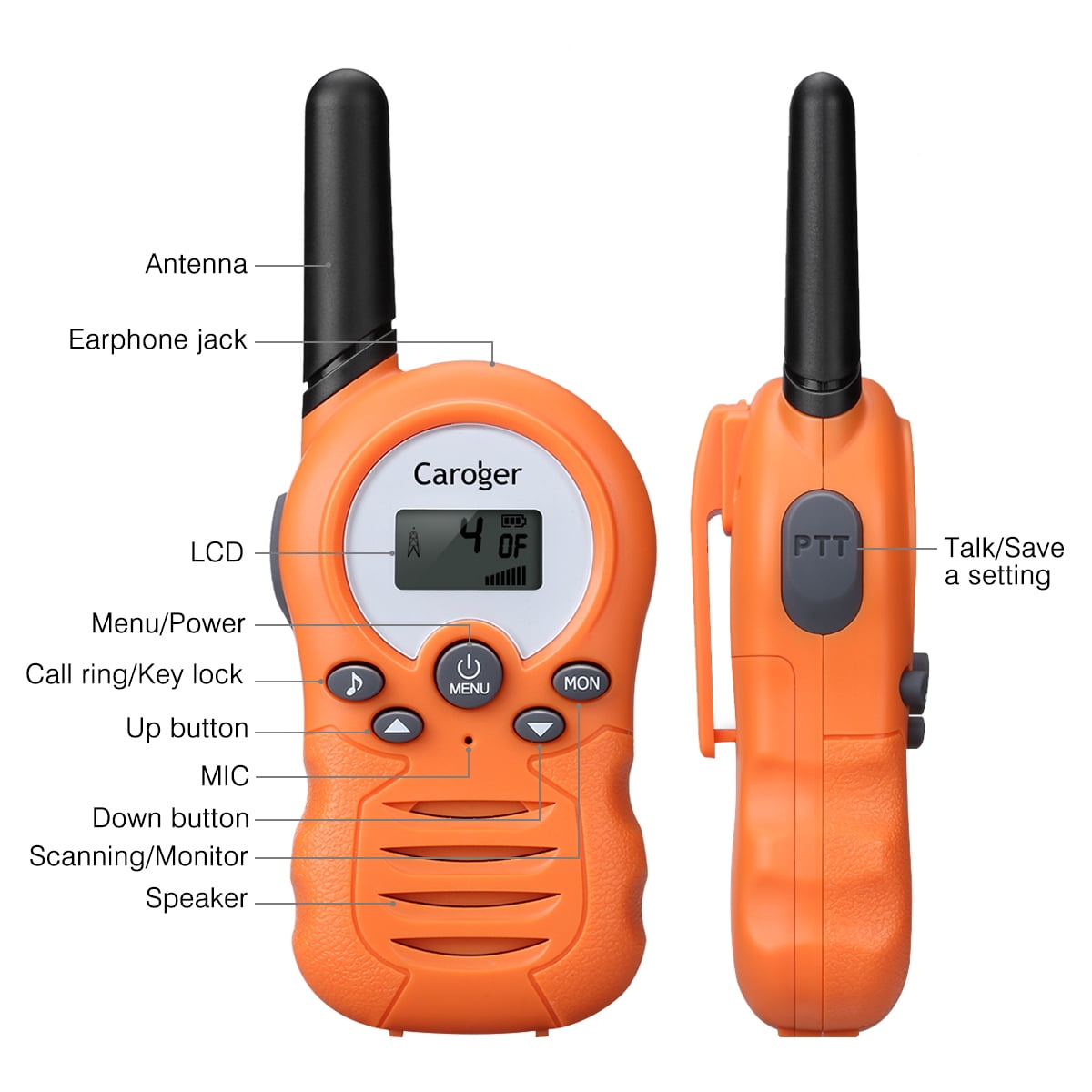 Alapa Walkie Talkies for Kids Voice Activated Walkie Talkies for Adults and Kids 3 Mile Range 2 Way Radio Walkie Talkies Built in Flash Light Camo Exterior Vox 2 Pack 