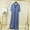 Blue, variant on Abomasnow Cotton Nightgowns for Women Comfy Short Sleeve V Neck House Coat Lightweight Solid Color Short Sleepshirt