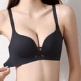 thumbnail image 2 of HBGVBA Seamless Bras for Women V Neck Thin Strap Wireless Bra Solid Color Breathable T-shirt Bra, 2 of 4