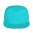 thumbnail image 2 of Haiem Aqua Classic Snapback Cap Flat Bill Hat Baseball Cap Adjustable Size Cotton Dad Hat, 2 of 9