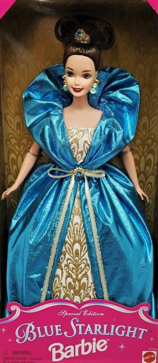 Blue Starlight Barbie Doll Brunette Special Edition 1996 Mattel No. 17125 NRFB