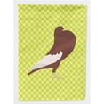 thumbnail image 1 of Carolines Treasures BB7780GF Anglais Pigeon Pouter Vert Drapeau Jardin Taille, 1 of 3