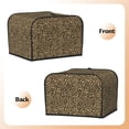 thumbnail image 3 of Lsque Leopard Print Print 4 Slice Toaster Cover , Kitchen Appliance Dustproof Protector , Toaster Protector Dustproof Kitchen Appliance Cover, 3 of 7