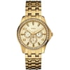 U0147L2 Women's Gold Stainless Steel Band With Gold Analog Dial Watch NWT