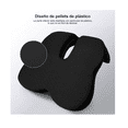 thumbnail image 5 of Cojin De Asiento Soporte Lumbar Respaldo Sillas Auto Oficina Belug Negro, 5 of 5