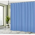 thumbnail image 4 of Ambesonne Art Deco Shower Curtain, Simplified Repeating Lines, 69"Wx75"L, Violet Sea Blue and Mauve, 4 of 4