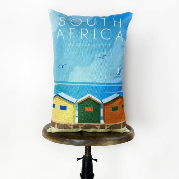 Cape Town | Adventure Time | 12x18 | Pillow Cover | Wander lust | Throw Pillow | Travel Decor | Travel Gift | Friend Gift | Gift for Women