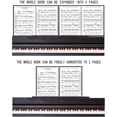 thumbnail image 4 of 2X Dossiers de Musique Accessoires de Support de Musique Classeur de Musique 4 Pages Extensible à Spirale 40 Pochettes, 4 of 7