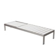 thumbnail image 4 of Pangea Home Chaise Longue Moderne en Aluminium Bezweight à Cadre Gris/blanc, 4 of 4