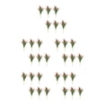 thumbnail image 2 of Paquete de 6 pastos artificiales Naiovety Apariencia realista rojo, 2 of 6