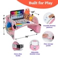 thumbnail image 4 of Bandeja de viaje PILLANI Kids para asiento de coche con juegos y bolígrafos para colorear, 4 of 6