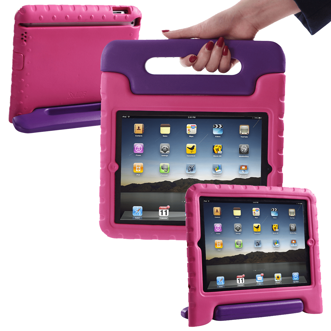 HDE iPad 2 3 4 Case for Kids Rugged Heavy Duty Drop Proof Children