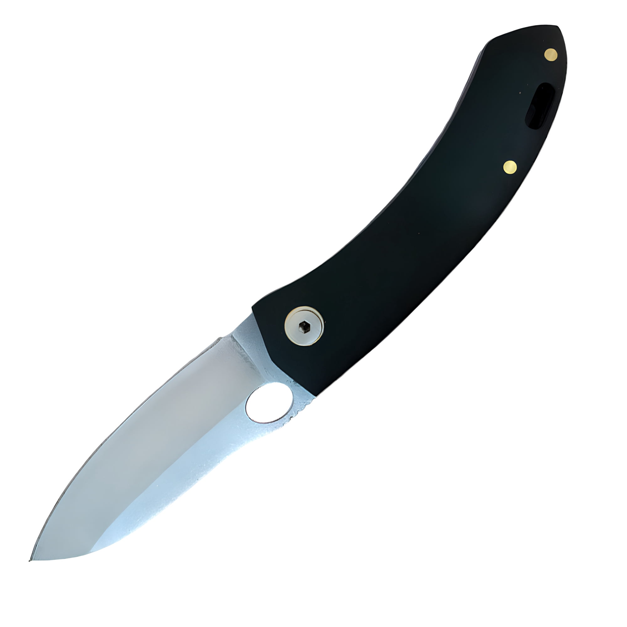 T10 4116 Steel Black Handle Pocket Knife
