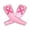 Pink, variant on Cancer Awareness Month Printed Elastic Sun Arm Sleeves with Thumb Hole Detachable Crop Top Soft Lace Sleeves to Cover for Women Ruffle Half Blouse Stylish Storage Long Lace Front Cardigan
