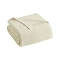 thumbnail image 2 of Bree Knit Blanket Ivory Full/Queen, 2 of 5
