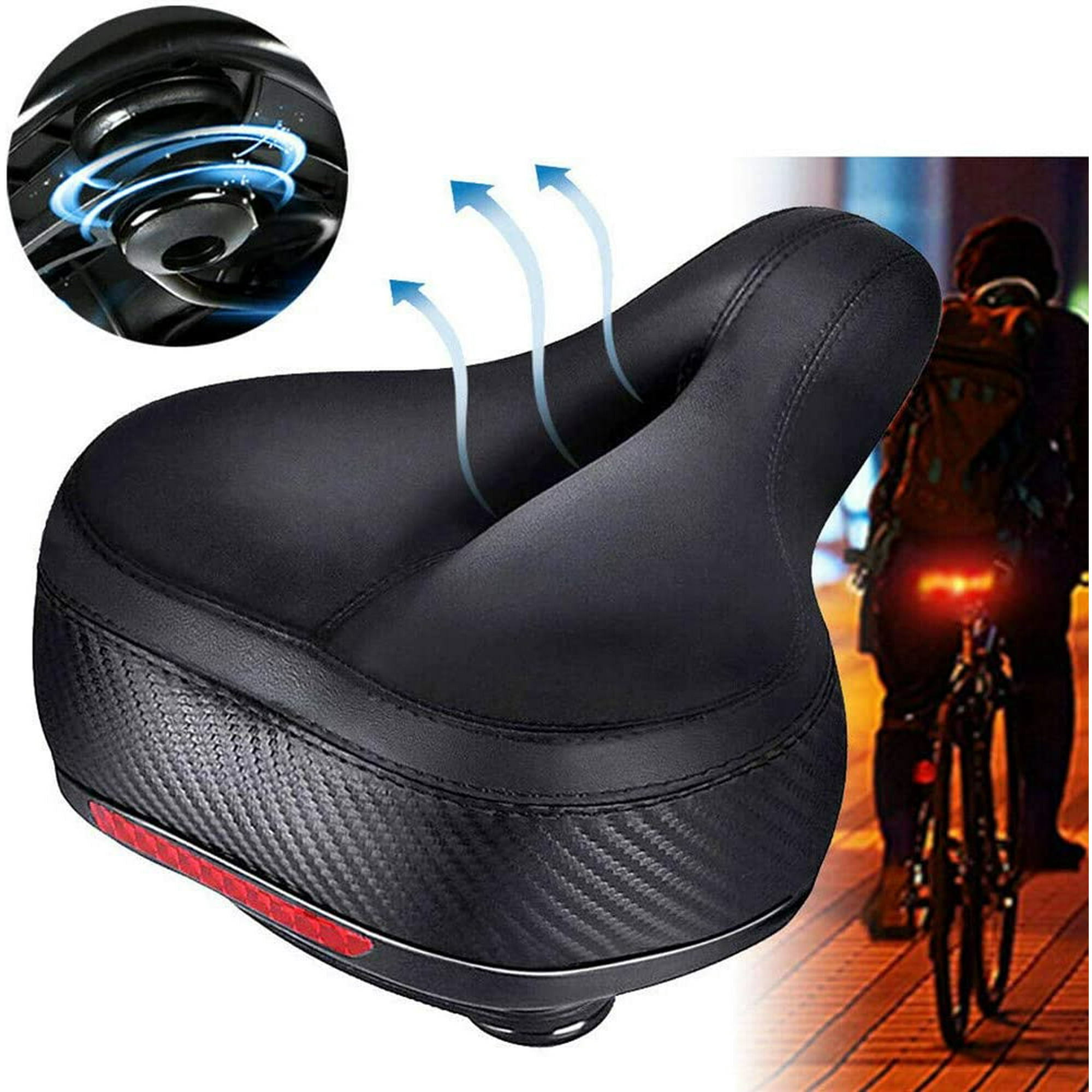 2 Housses De Selle De Vélo Rembourrées - Coussin Souple Noir - PreAsion® - Neuf