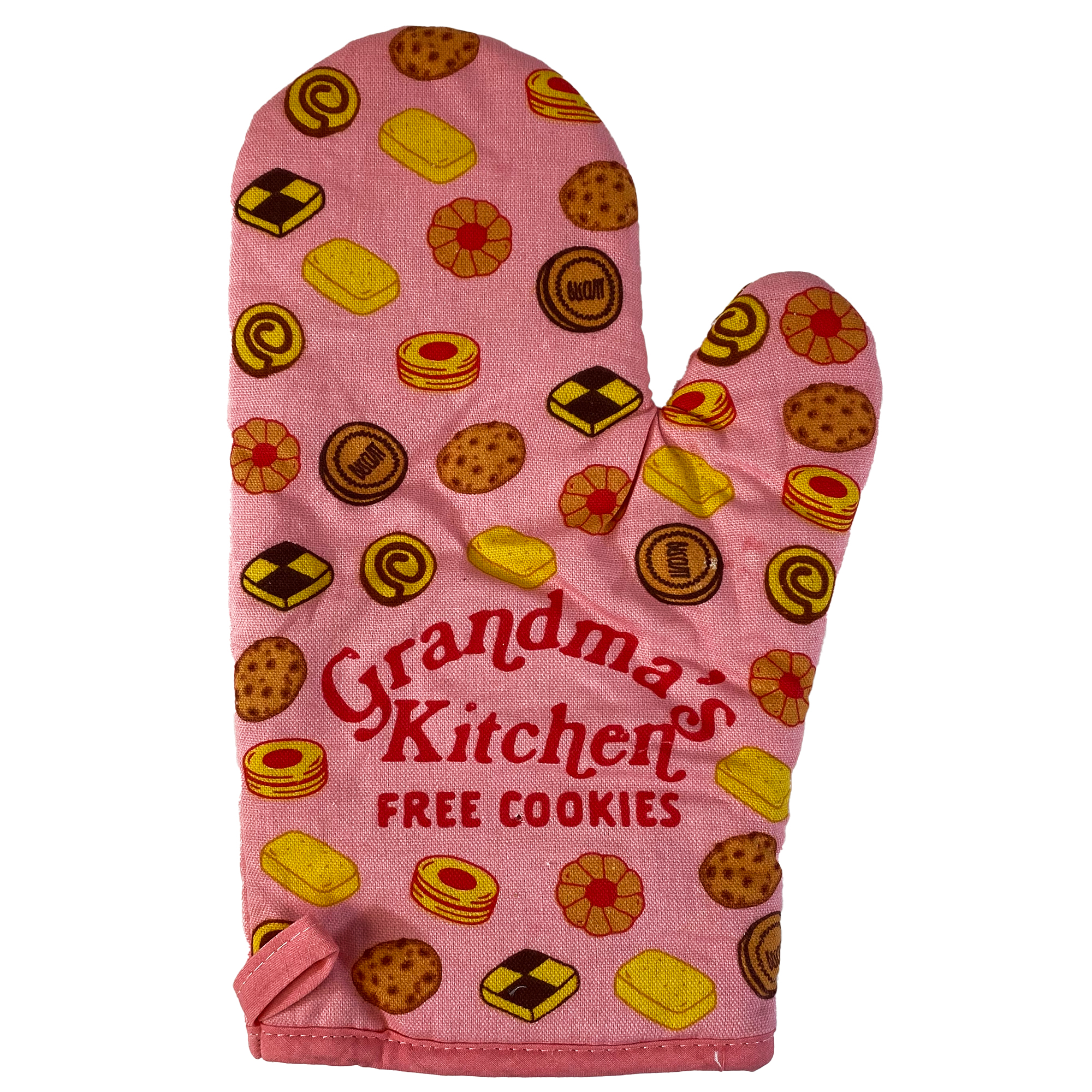 Grandma's Kitchen Pot Holder Oven Mitt Personalized, Unique Meme