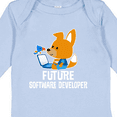 thumbnail image 4 of Inktastic Future Software Developer Boys Long Sleeve Baby Bodysuit, 4 of 5