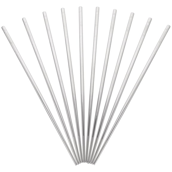 5 Pairs Stainless Steel Chopsticks Non Skid Tableware Household Metal Chopsticks