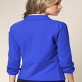 thumbnail image 4 of Made by Johnny Women‘s 3/4 Sleeve Blazer Open Front Cardigan Jacket Work Office Blazer S BLACK, 4 of 6