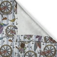 thumbnail image 6 of Ambesonne Bicycle Valance & Curtain, Nostalgic Flower Bird, 55"x45", Multicolor, 6 of 6