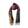 thumbnail image 2 of Colorful Women's Scarf in Vibrant, Tropical Colors Makes A Great Holiday Gift, 2 of 4