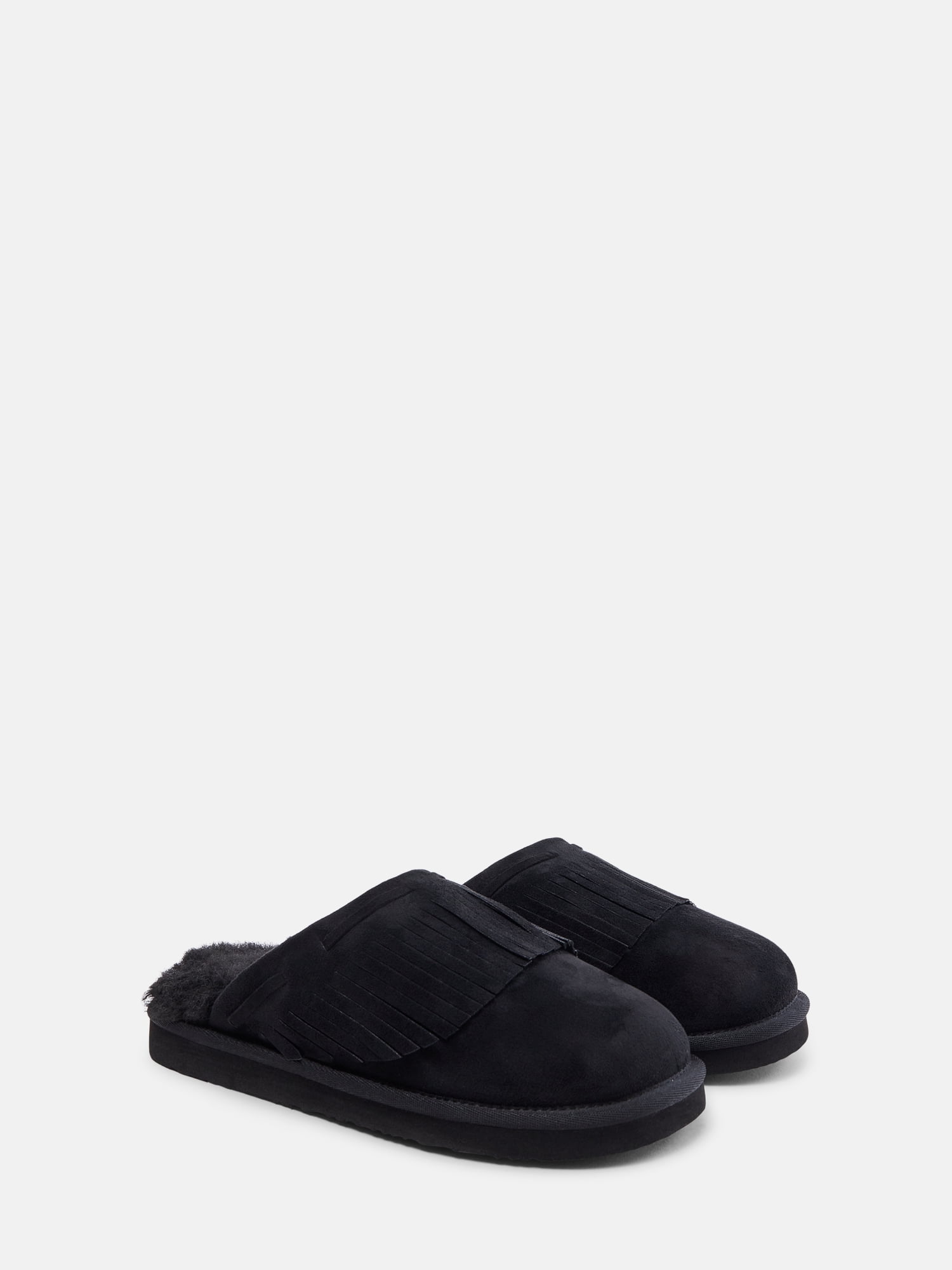 Pawz Women's Sylvie Fringe Scuff Slippers
