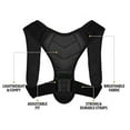 thumbnail image 2 of Posture Corrector for Men Women Back Brace Adjustable Straps Shoulder Support Trainer, 2 of 8