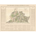 thumbnail image 2 of Unknown 14x12 White Modern Wood Framed Museum Art Print Titled - Virginia - 1825, 2 of 4