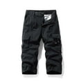 thumbnail image 3 of YLSDY Fashion Cargo Pants for Men Multi-Pocket Tapical Pant Rip Stop Relaxed Fit Harem Outdoor Straight Leg Casual Workwear Black XL, 3 of 4