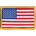 thumbnail image 2 of Wrights Iron-On Appliques-American Flag 2"X3" 1/Pkg Multi-Colored, 2 of 2