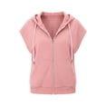 thumbnail image 7 of hotojiny Women's Sleeveless Vest Tops Lightweight Zip up Cap Sleeve Coat Trendy Casual Workout Athletic Vest Outerwear S-3XL, 7 of 7