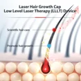 thumbnail image 4 of Viconor Laser Hair Growth Cap,660nm & 850nm Red Light Therapy Gift for Family & Friends, Blue Black, 4 of 4