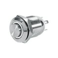thumbnail image 1 of Sonew LED Push Button Switch,12mm Circle LED Waterproof Metal Momentary Push Button Switch High Flush 4 Pin 1NO, LED Momentary Button Switch, 1 of 3