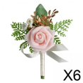 thumbnail image 1 of Ramo de novia,Ramo de flores para boda Ramo de rosas,Broche elegante para novios y novias para hombre, Mujeres Flor Novio Boutonniere,Eventos de aniversario de bodas y día de San, 1 of 8