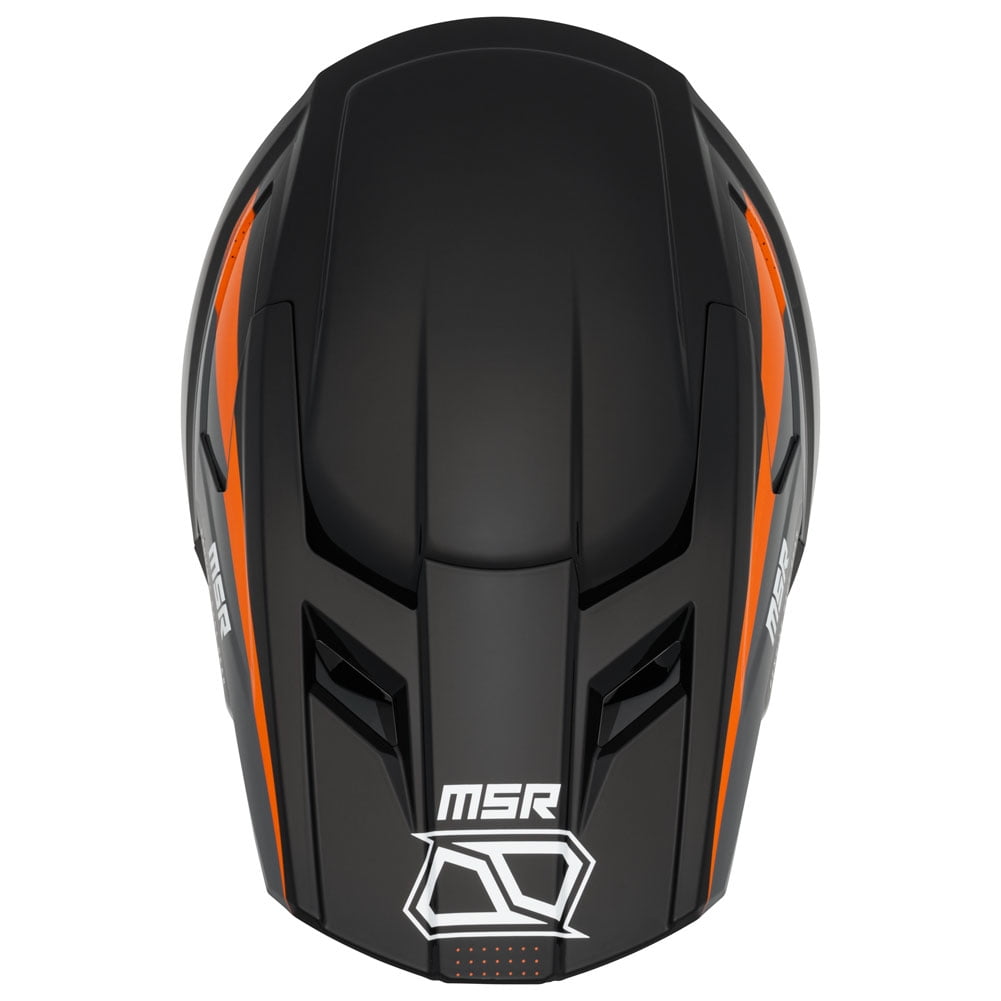 MSR™ Mav Inertia Dirt Bike Motocross Helmet w/MIPS X-Small Black/Grey/Orange