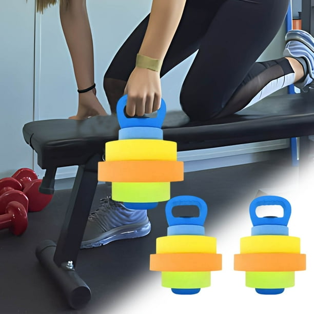 Mancuerna acuática de EVA de longitud ajustable | Material EVA suave | Conexión roscada segura | Equipo ligero de fitness para natación | Barra de entrenamiento acuático para gimnasio en casa