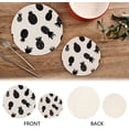 thumbnail image 4 of Pot Holders Trivets Set Cotton Potholders Set, Hot Pads Set of 2, Summer Pineapple Hot Pot Trivets One 9.45 Inch and One 7 Inch, 4 of 7