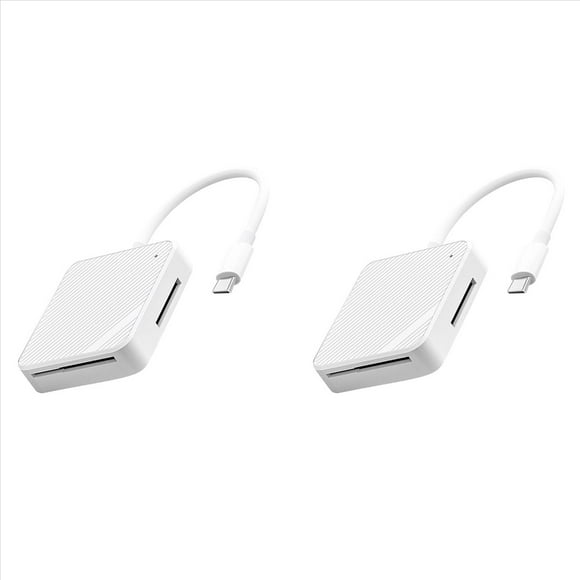 2X 4 in 1 Memory Card Reader Adapter Type C USB-C Smart Media OTG M2 SD SM XD Card Reader for Android Accessories