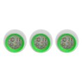 thumbnail image 4 of Inteprter Despertador para niños LED digital Luz nocturna colorida Recordatorio de tiempo con visualización de temperatura de fecha, verde Verde 3piezas, 4 of 6