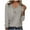 Gray, variant on Women Plus Size Tunic Tops Plus Size Sweatshirt with Pockets Cotton Sweatshirts for Women Loose Fit Graphic V Neck Sweatshirt Women Women 3/4 Sleeve Tunic