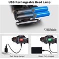 thumbnail image 5 of Lampe Frontale Led, 4 Modes 6000k 1500 Lumens Éclairage Puissant Ultra Usb Rechargeable, pour Pêche, Camping, Lecture, Randonnée, Cyclisme, 5 of 5