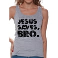 thumbnail image 1 of Awkward Styles Jesus Saves Tank Top for Women Black Clothes for Ladies Jesus Womens T-Shirt Christian Gifts Jesus Tank Top Jesus Cute Clothing Jesus T Shirt for Her Jesus Saves Bro Ladies Shirt, 1 of 4