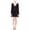 black, variant on Catherine Malandrino Womens Linnea Silk Shift Dress, Black, 12
