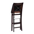 Linon Triena X Back Folding Bar Stool, 30 inch Seat Height