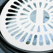 IBASETOY 2Set Round Plastic Spinner Cap Clear Washer Cover for Washing Machine Maintenance