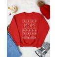 thumbnail image 3 of Tstars Women's Funny Christmas Sweatshirt Gift for Mom, Holiday Humor Xmas Party Shirt, 3 of 7