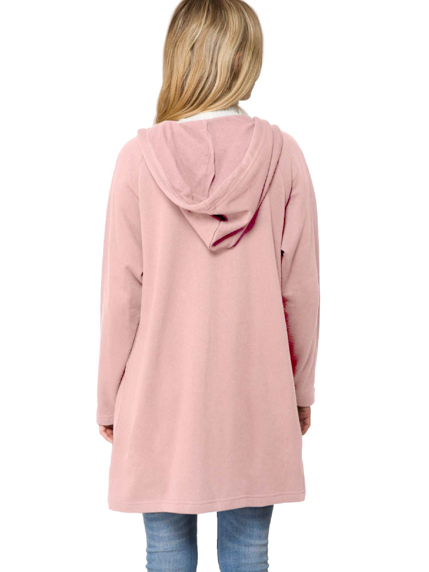 Pullover Hoodie Tunic Sweatshirt Jacket 