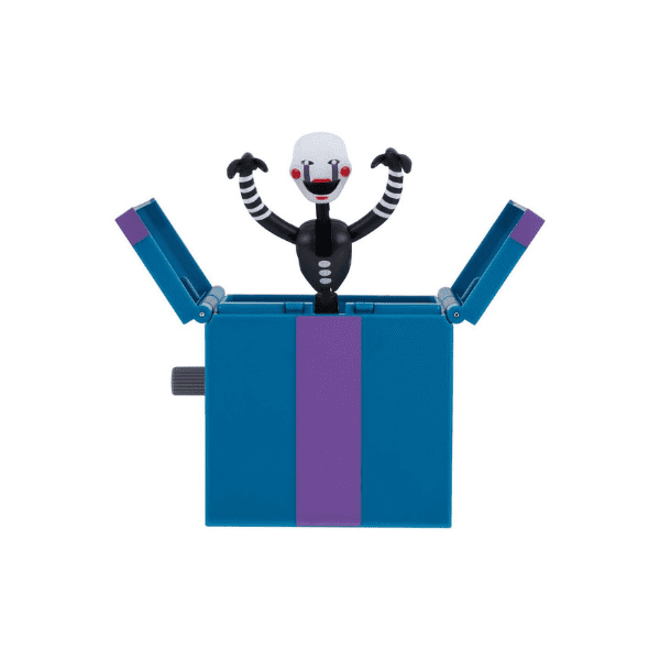 Jazwares Five Nights at Freddy’s Puppet Office Set - 5-Inch Articulated Figure with Jumpscare Feature, Glow-in-The-Dark Eyes, and Optical Diorama