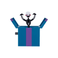 thumbnail image 3 of Jazwares Five Nights at Freddy’s Puppet Office Set - 5-Inch Articulated Figure with Jumpscare Feature, Glow-in-The-Dark Eyes, and Optical Diorama, 3 of 5